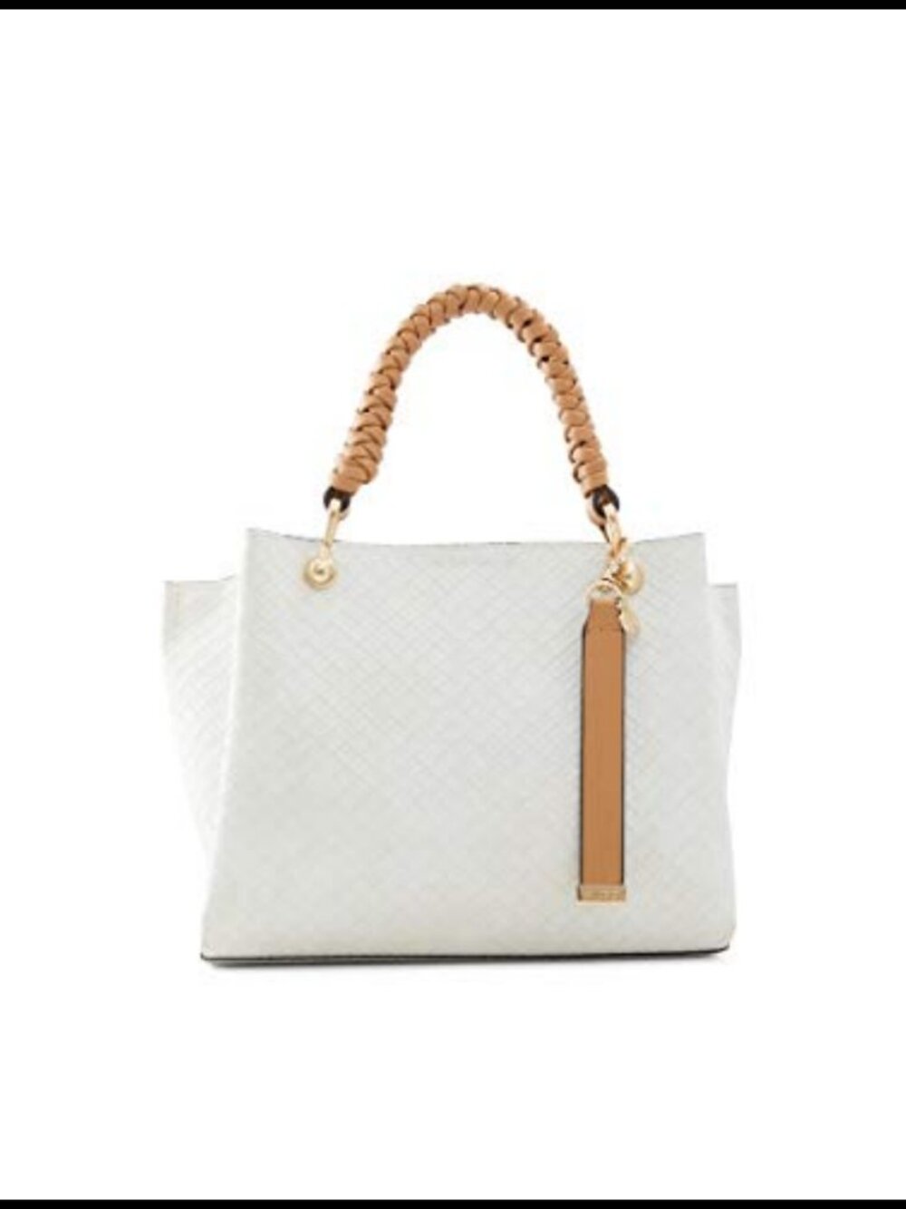 Synthetic Medium Tote Bag with Shoulder Strap Spacious Stylish Everyday Purse
